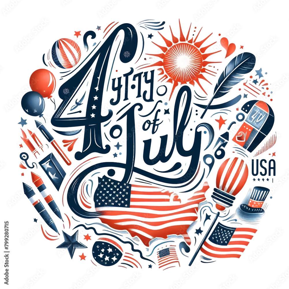 Typography American Flag 4th July Sublimation Typography American Flag 4th July Sublimation