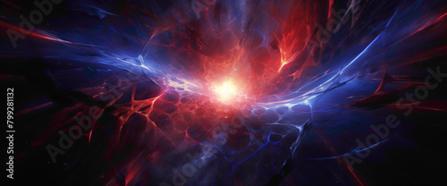 Chromatic Cascades A Journey Through Gradient Illustrations photo