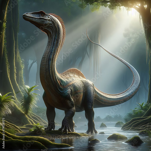 dinosaur king full body realistic mode on forest.1.png1_upscayl_4x_realesrgan-x4fast (AI) © Graphichs365