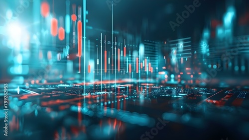 Candlestick Chart Patterns: A Valuable Tool for Financial Investment in the Stock Market or Forex Trading. Concept Stock Market, Forex Trading, Candlestick Patterns, Investment Strategies