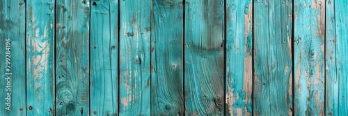 rustic sky blue colour wooden planks background