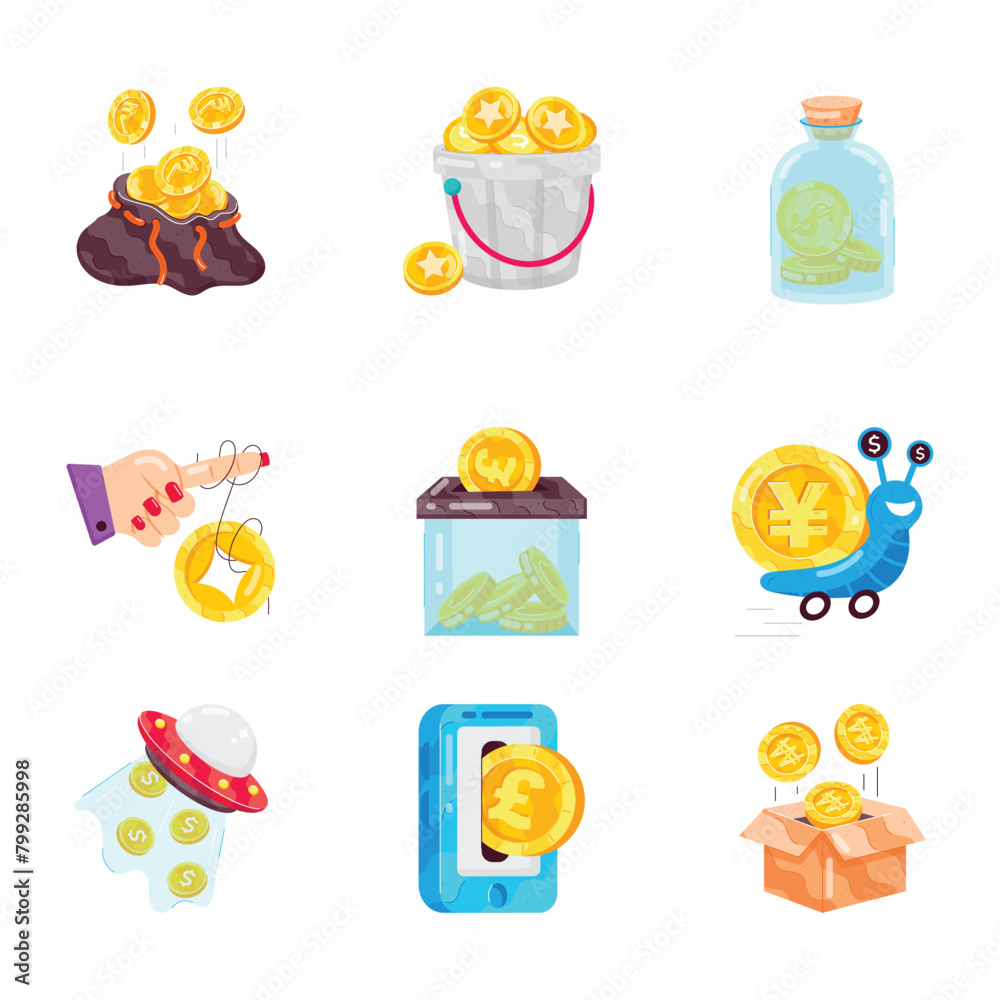 Finance Flat Stickers
Finance Flat Stickers