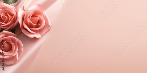 Rose modern minimal elegant background with shiny lines blank empty pattern with copy space for product design or text copyspace mock-up template 