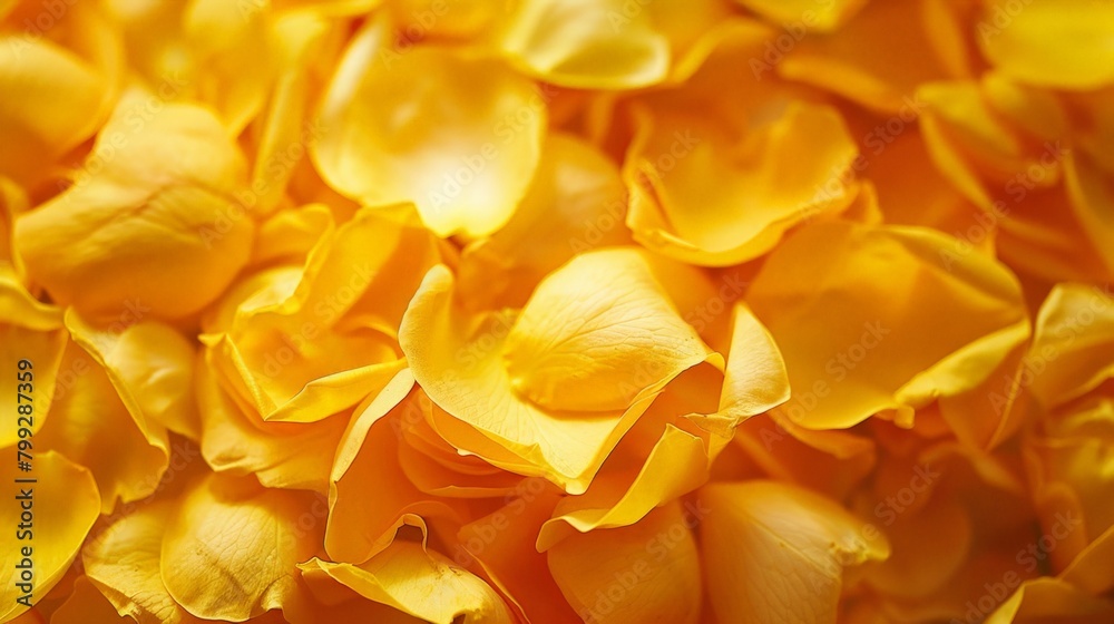 Obraz premium Yellow flower petals close up