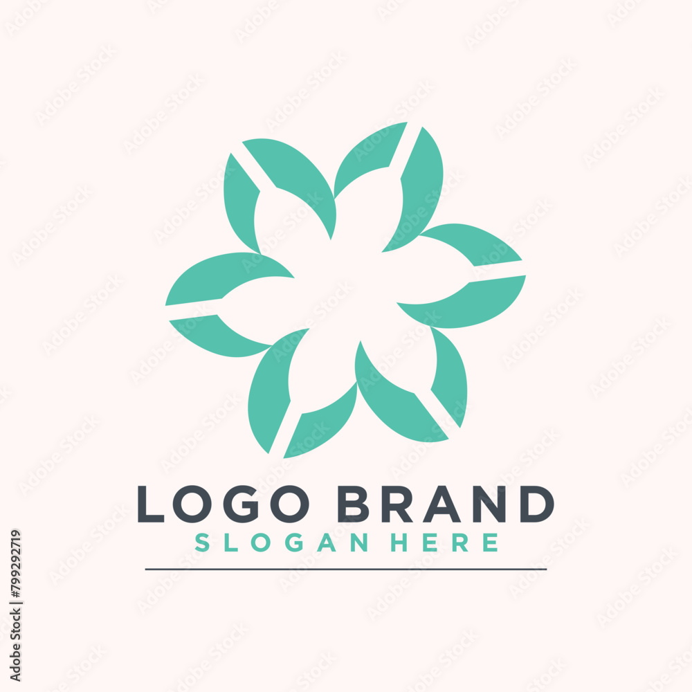 Vector boutique logo with fresh and modern concept premium Vector boutique logo with fresh and modern concept premium