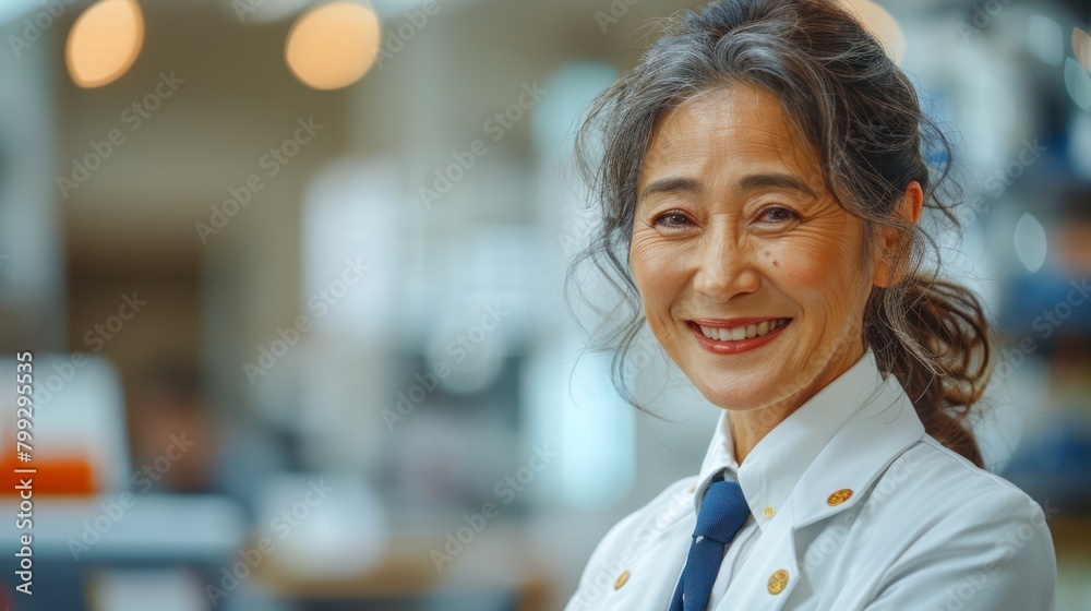 Photo portrait of a smiley businesswoman Photo portrait of a smiley businesswoman