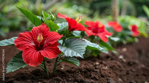 Restoration projects aiming to reintroduce the Koki'o hibiscus into the wild photo