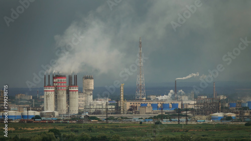 Oil and gas refinery plant