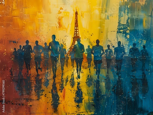 Vivid Marathon in Paris: Capturing the Energy of the City