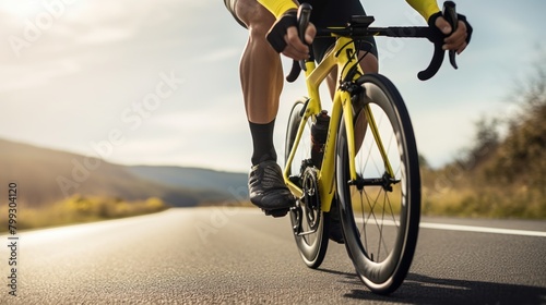 Wallpaper Mural Cycling competition, cyclist athletes riding a race at high speed Torontodigital.ca