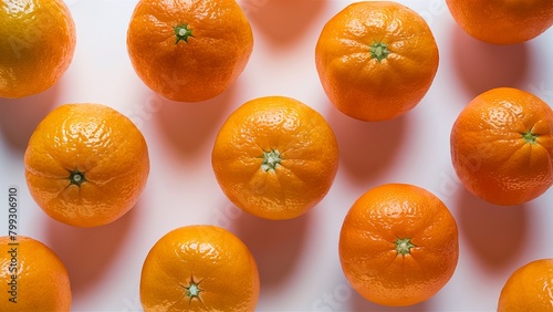 Oranges isolated on a white background with a clipping path, photo