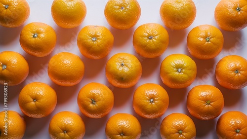 Oranges isolated on a white background with a clipping path, photo