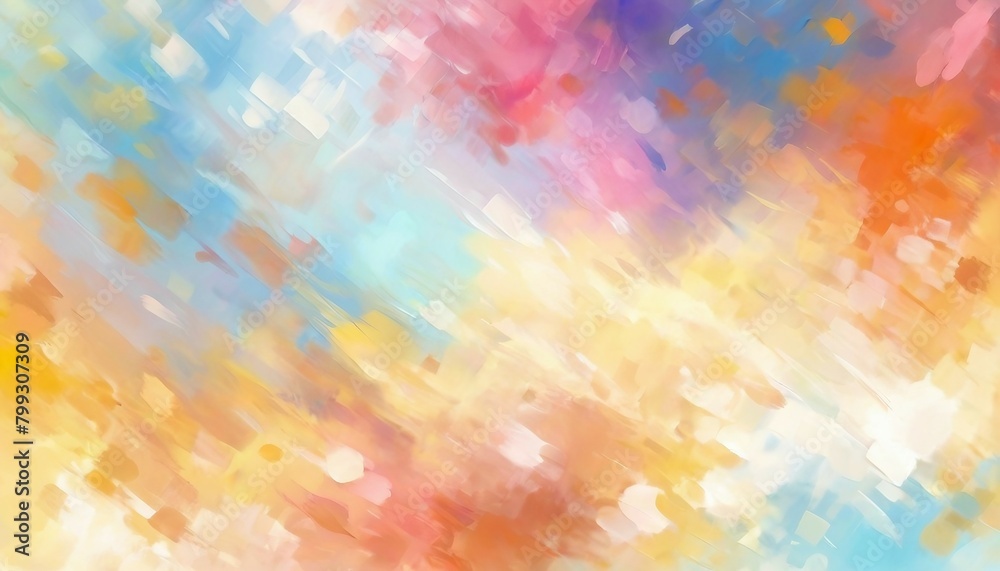 Impressionist-inspired Background: Soft, Blurry Brushstrokes Conveying Movement