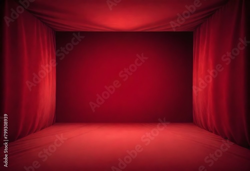 Dramatic deep crimson background filling the entire frame
