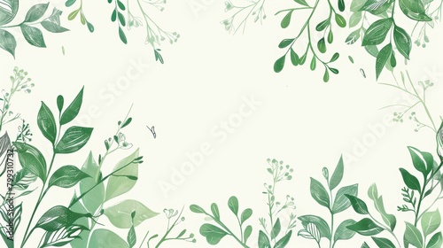 Vibrant Floral Pattern on White Background Generative AI