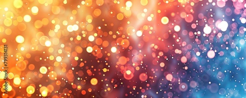 Blurred background of rainwater dripping and forming abstract sparkles