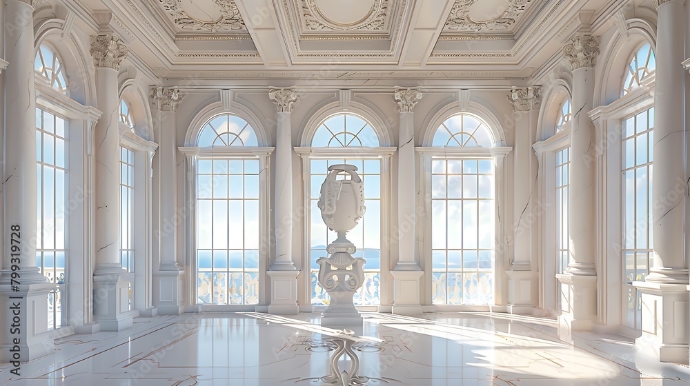 a captivating AI image featuring a symmetrical layout of a luxurious room with 18th-century design elements a captivating AI image featuring a symmetrical layout of a luxurious room with 18th-century design elements