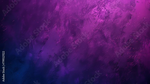 Grainy Texture Background with Dark Blue Purple Gradient Generative AI