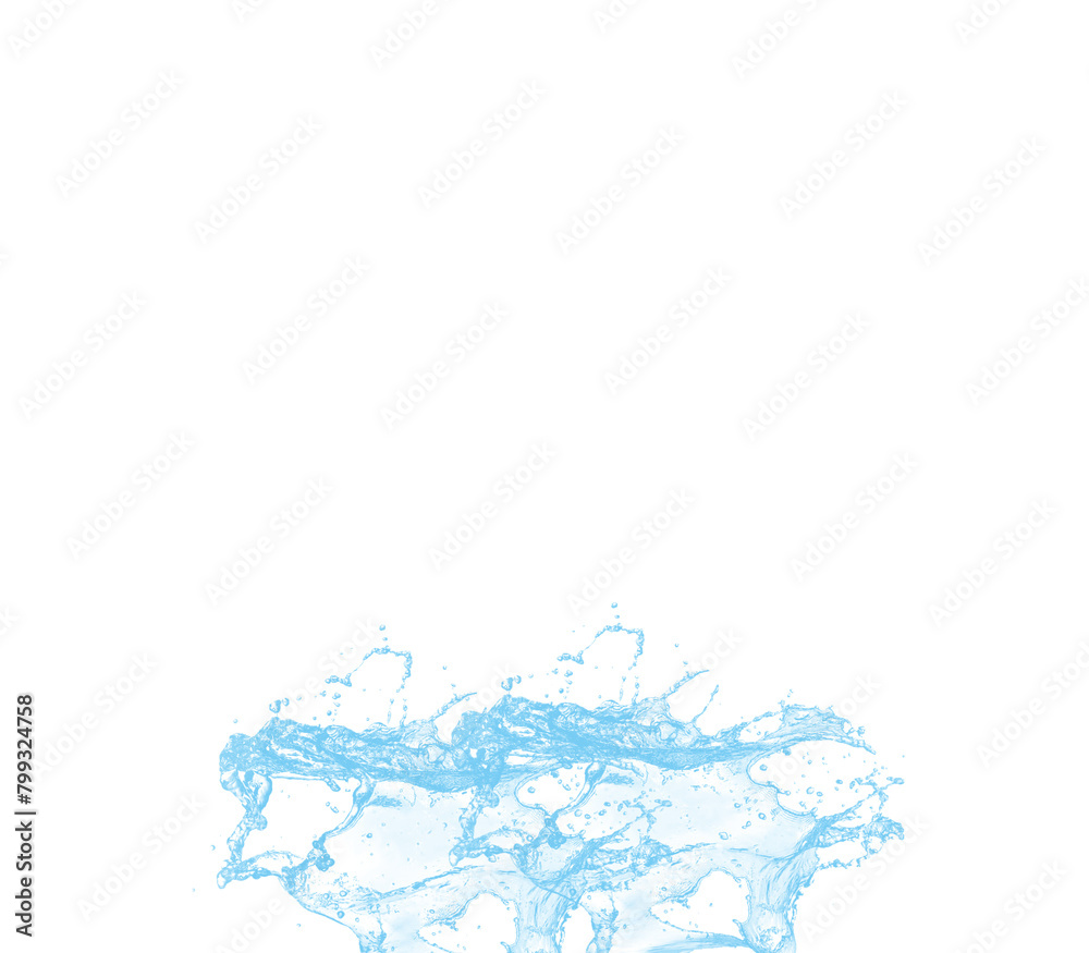 Captivating Water-Drop Splashing, water wave isolated on white background, water design element, drop, splash set, Transparent water splash and wave,