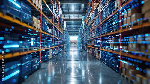Wallpaper Mural Data center abstract background. Interior of server room. Hi tech modern tech layout stage or room with digital architecture circuit line around Web hosting technology. Computer racks in database Torontodigital.ca