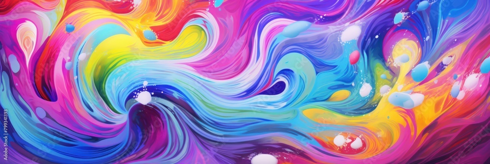 Vibrant Abstract Color Swirls Vibrant Abstract Color Swirls