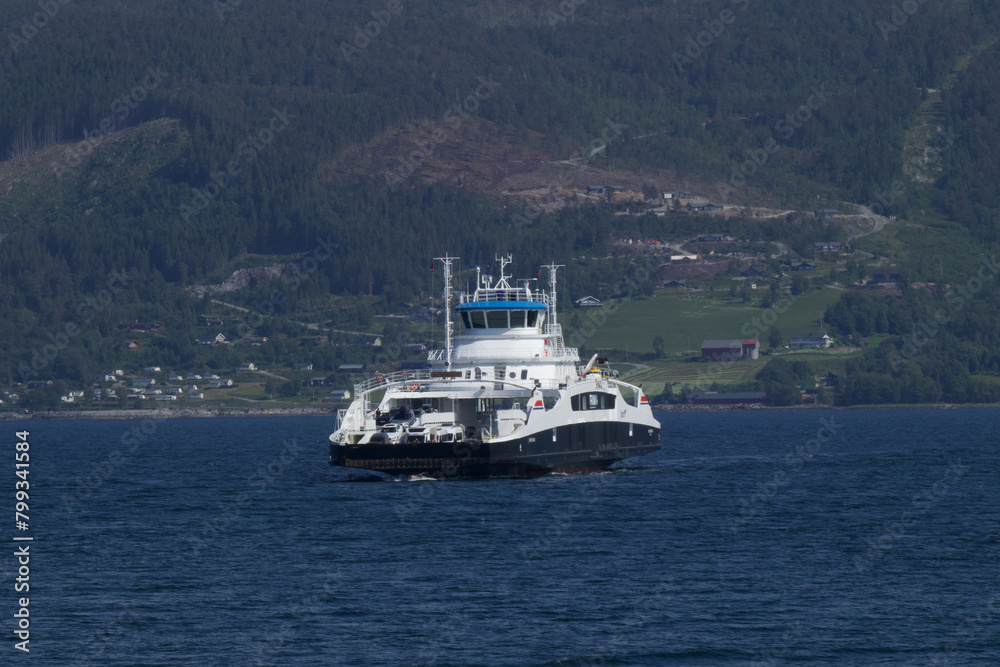 cruise ship in the bay