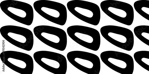 black and white seamless pattern