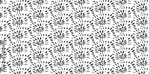black and white seamless pattern