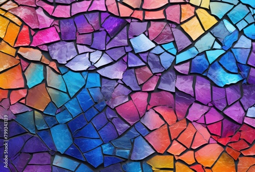 Colorful abstract mosaic pattern