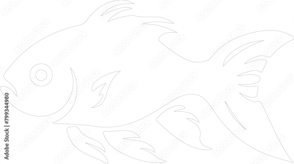 pupfish outline pupfish outline