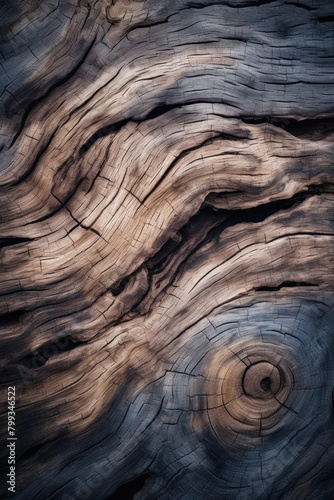 Detailed Texture of Aged Wood