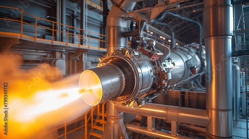Dynamic Test Firing of a Rocket Engine at a Secure Facility During the Day