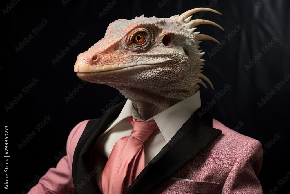 Lizard in a Suit: Blending the Wild with the Corporate World