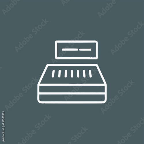 Cash Register Vector Icon