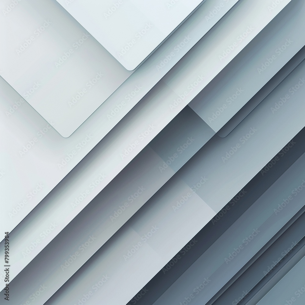 Obraz premium Minimalist business wallpaper with a gradient of soft grays and sharp lines, abstract concept