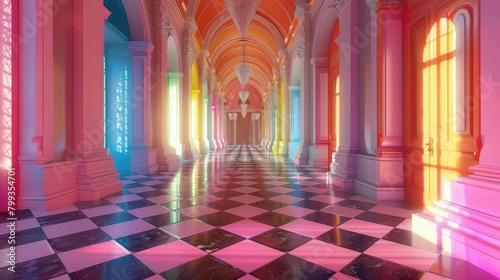 Radiant D Color Illumination A Vivid Portrayal of Enlightenment © Sittichok