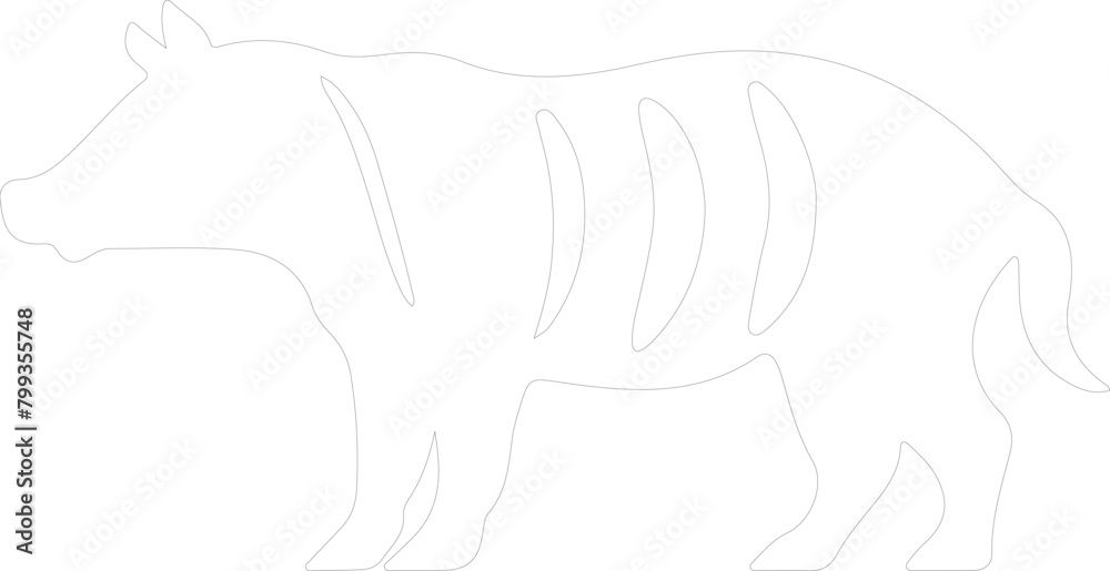 tapir outline tapir outline