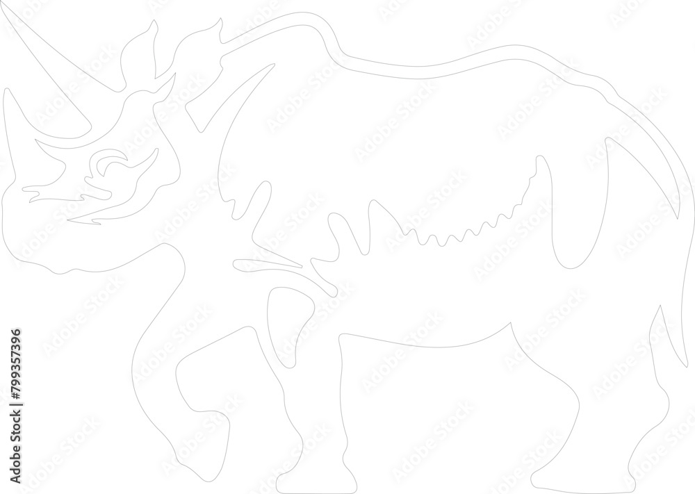 Torosaurus outline Torosaurus outline