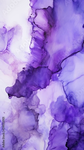 Violet art abstract paint blots background with alcohol ink colors marble texture blank empty pattern with copy space for product design or text 