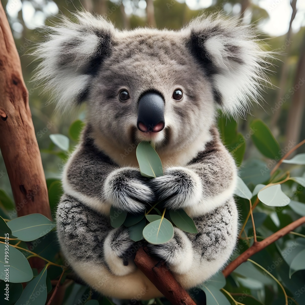 Fototapeta premium koala in tree