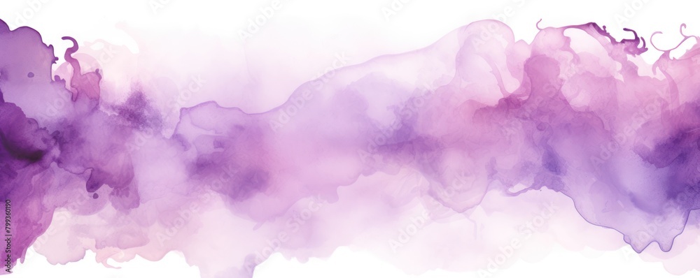 Violet splash banner watercolor background for textures backgrounds and web banners texture blank empty pattern with copy space for product 