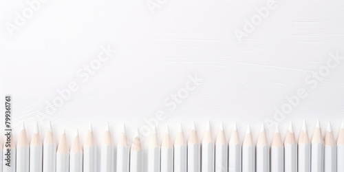 White crayon drawings on white background texture pattern with copy space for product design or text copyspace mock-up template for website banner, 