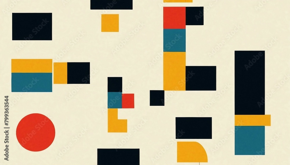 Suprematism-inspired background with abstract shapes arranged in a dynamic composition. Suprematism-inspired background with abstract shapes arranged in a dynamic composition.