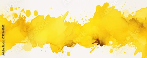 Yellow splash banner watercolor background for textures backgrounds and web banners texture blank empty pattern with copy space for product 