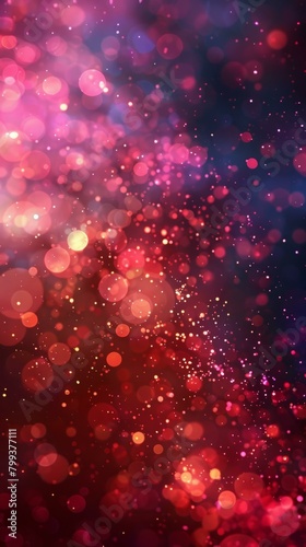 Red and purple bokeh background