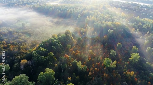 A Peaceful Autumn Forest © Adobe Contributor