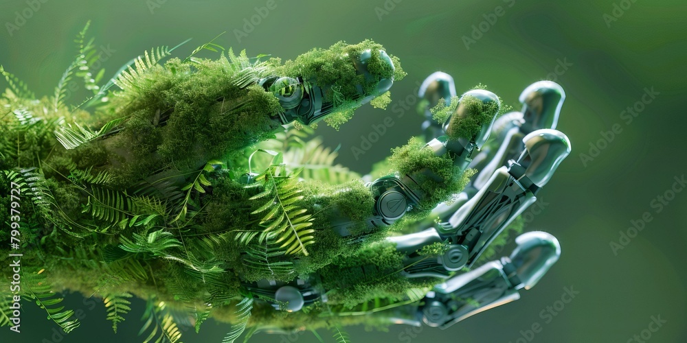 Fototapeta premium The Future of Nature and Technology