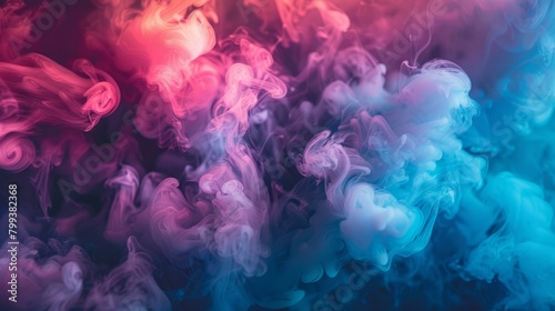 Colorful smoke background