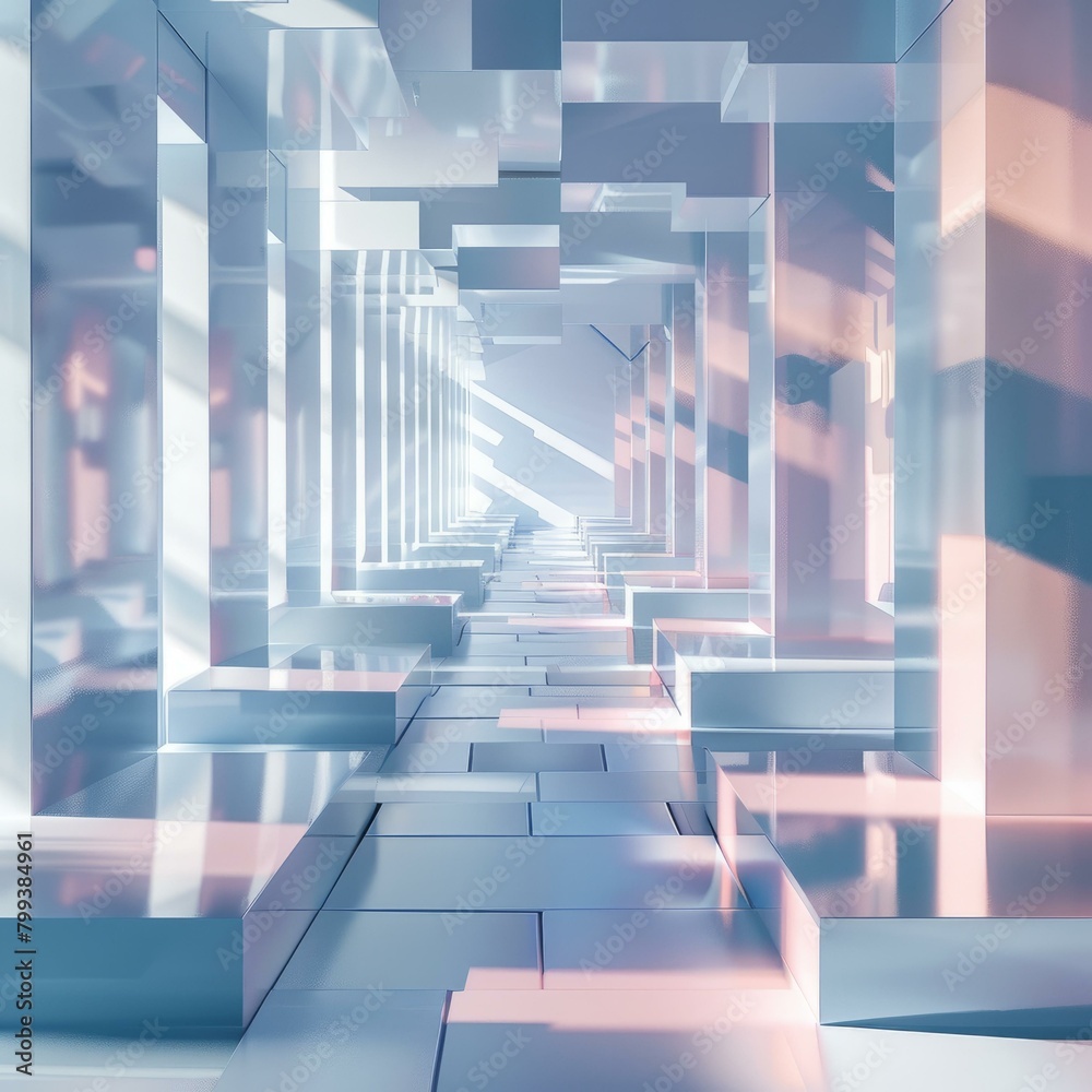 3D rendering of a futuristic city