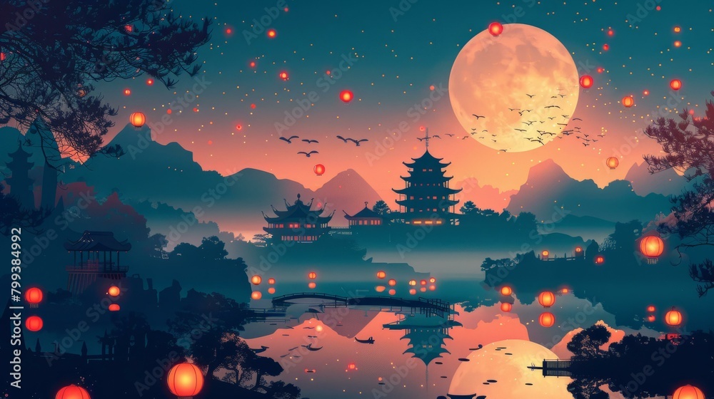 Tranquil Night in the Orient Tranquil Night in the Orient